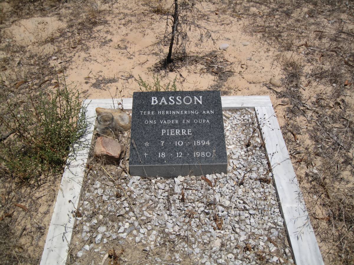 BASSON Pierre 1894-1980