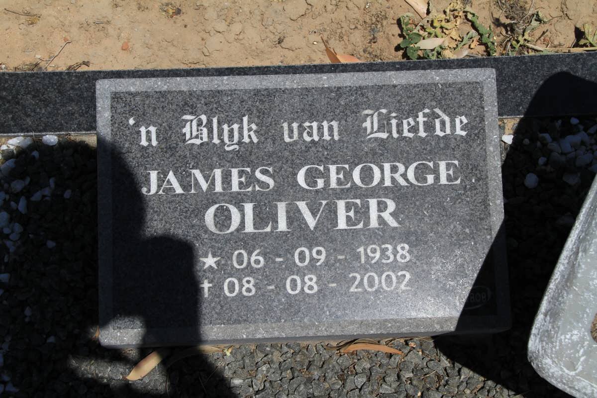 OLIVER James George 1938-2002