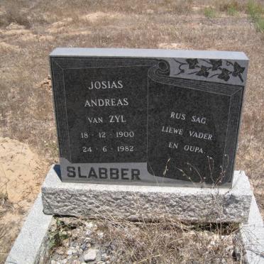 SLABBER Josias van Zyl 1900-1982