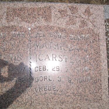 CARSTENS Mathilda ?-1956