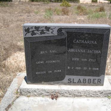 SLABBER Catharina Johanna Jacoba nee VAN ZYL 1910-1969