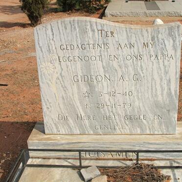 HUISAMEN Gideon A.G. 1940-1979