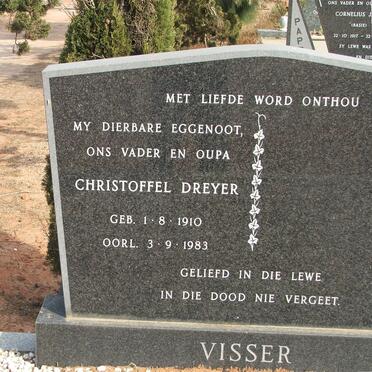 VISSER Christoffel Dreyer 1910-1983
