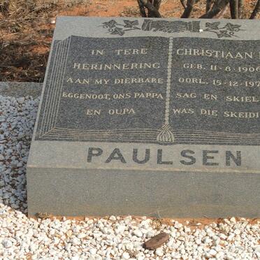 PAULSEN Christiaan H. 1906-1973