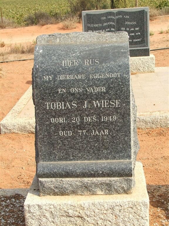 WIESE Tobias J. -1949