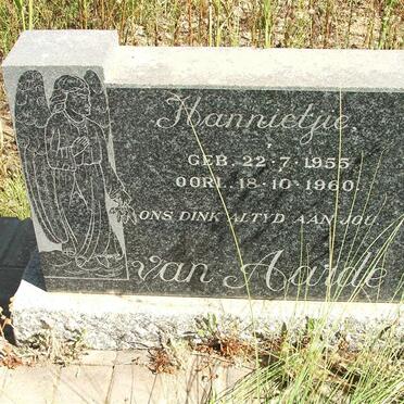 AARDE Hannietjie, van 1955-1960