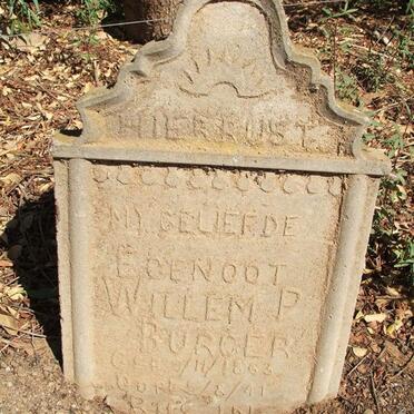 BURGER Willem P. 1863-1941