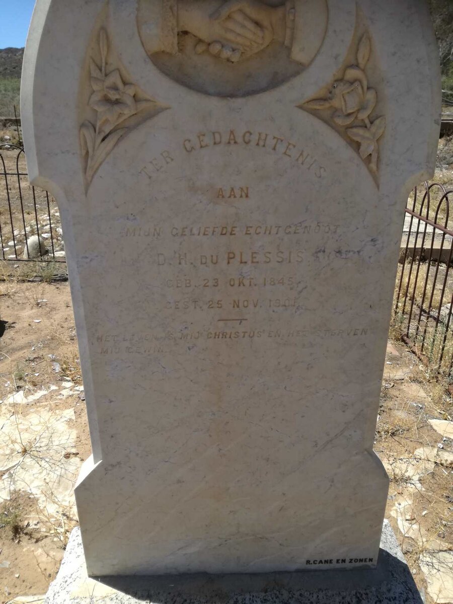 PLESSIS D.H., du 1845-1901