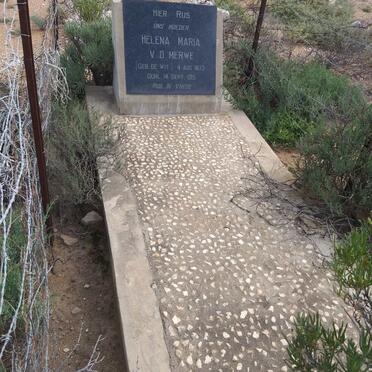 Western Cape, LADISMITH district, Touwsberg, Zorg Vliet 129, farm cemetery