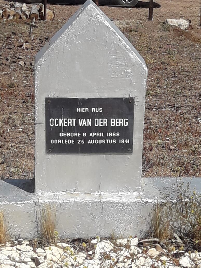 BERG Ockert, van der 1868-1941