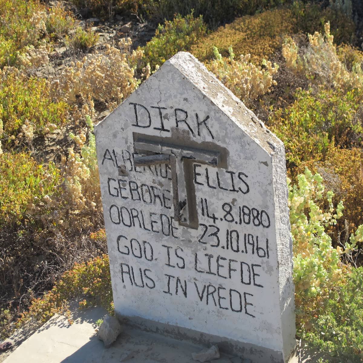 ELLIS Dirk Albertus 1880-1961