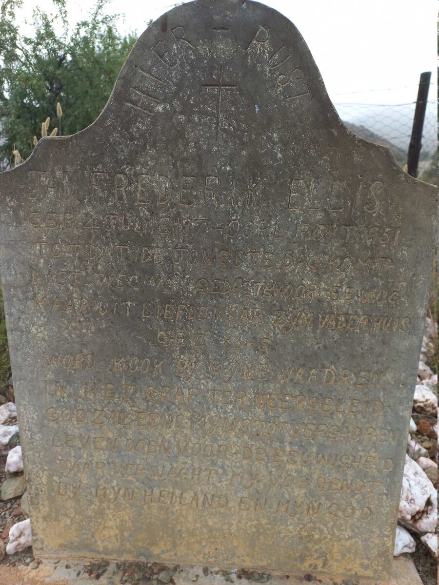 ELLIS Jan Frederik 1871-1951