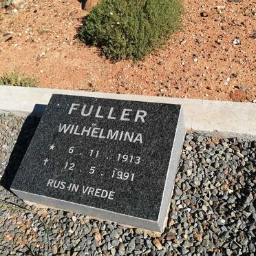 FULLER Wilhelmina 1913-1991