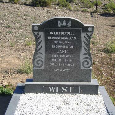 Western Cape, LADISMITH district, Miertjes Kraal 262_1, Aardvark Conservation Area, farm cemetery