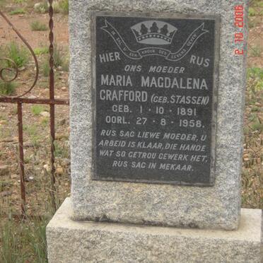 CRAFFORD Maria Magdalena nee STASSEN 1891-1958