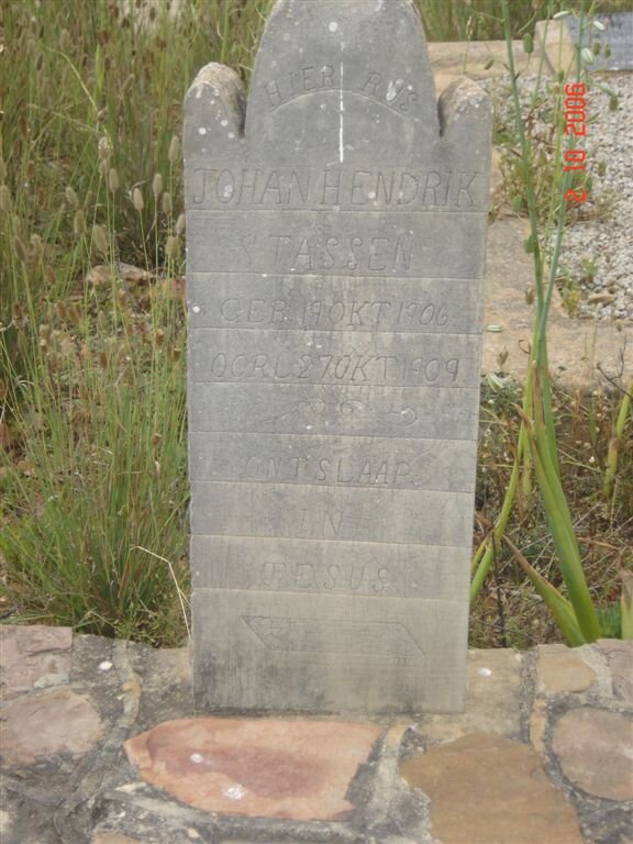 STASSEN Johan Hendrik 1906-1909