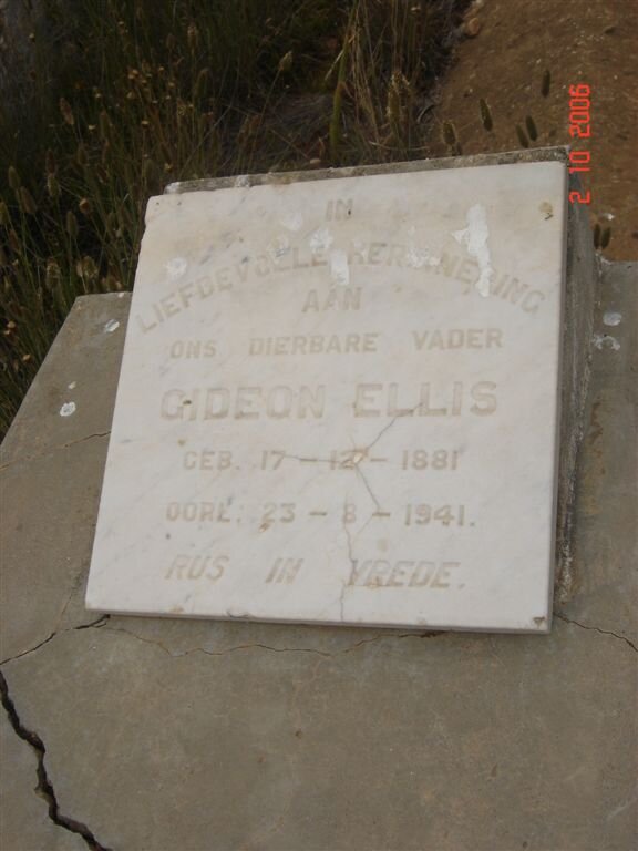 ELLIS Gideon 1881-1941