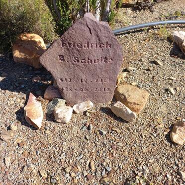 SCHULTE Friedrich B. 1921-2012