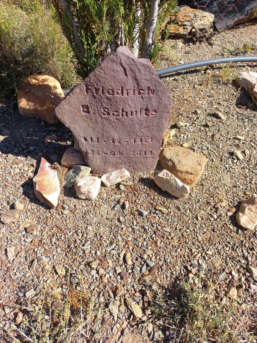 SCHULTE Friedrich B. 1921-2012