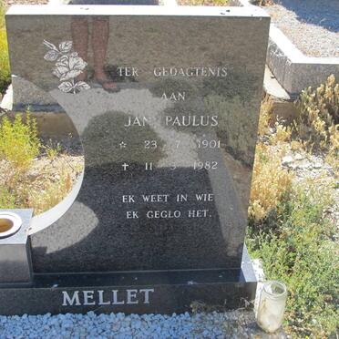 MELLET Jan Paulus 1901-1982