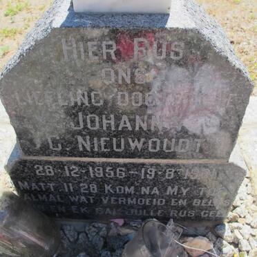 NIEUWOUDT Johanna C. 1956-19?1