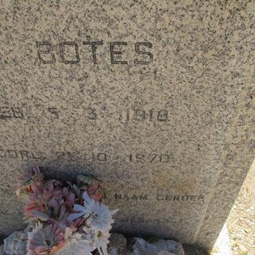 BOTES W. 1918-1970