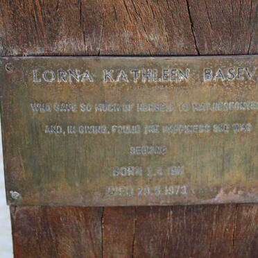 BASEVI Lorna Kathleen 1911-1973