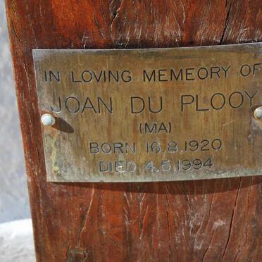 PLOOY Joan, du 1920-1994