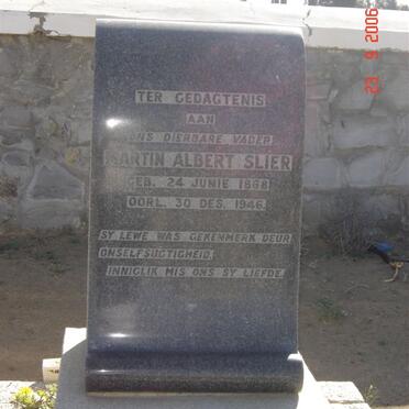 SLIER Martin Albert 1868-1946