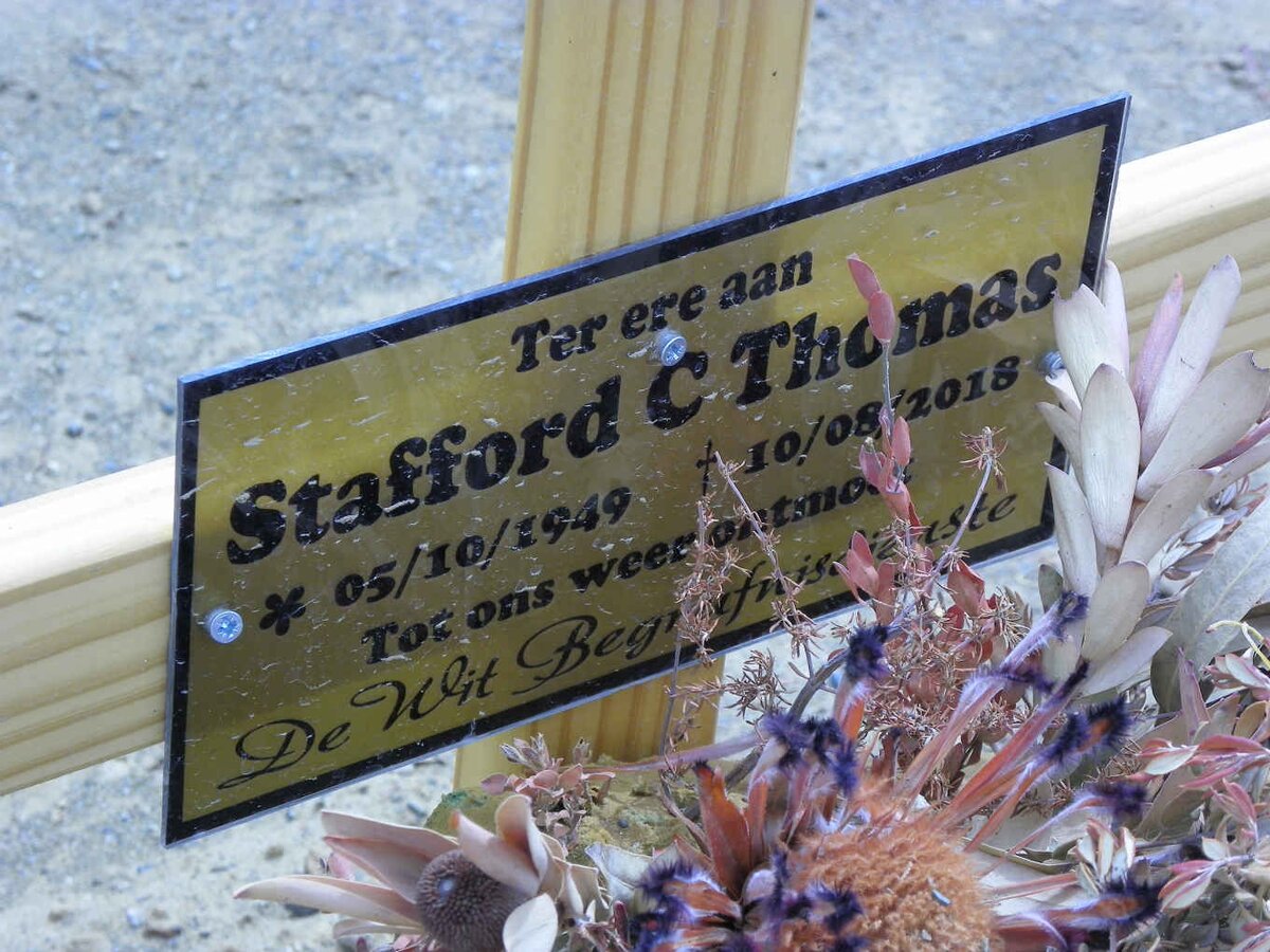 THOMAS Stafford C. 1949-2018