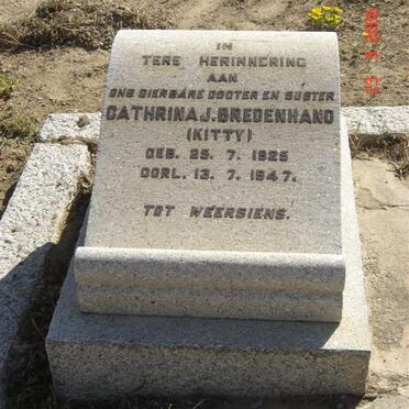 BREDENHAND Cathrina J. 1925-1947