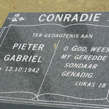 CONRADIE Pieter Gabriel 1942-