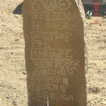 HARMSE Willem Henderik Christoffel F.L. 1895-1911