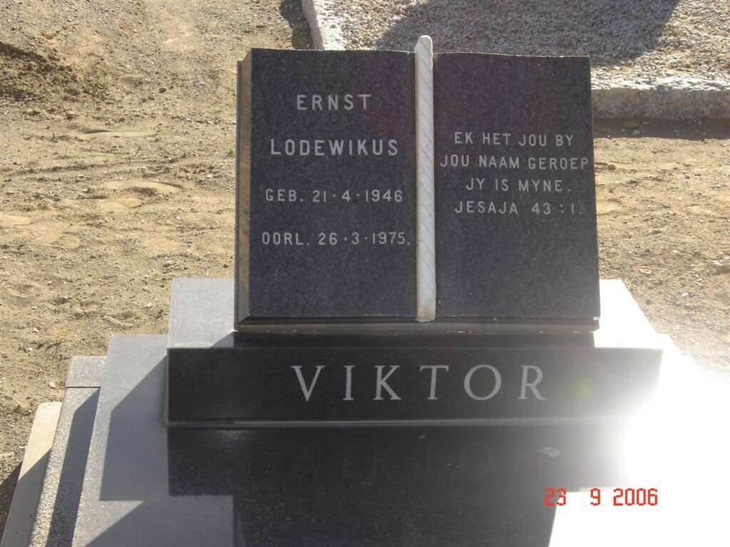 VIKTOR Ernst Lodewikus 1946-1975