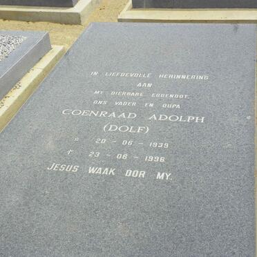 GROENEWALD Coenraad Adolph 1939-1996 &amp; Martha Elizabeth 1939-2010