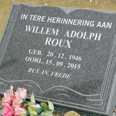 ROUX Willem Adolph 1946-2015