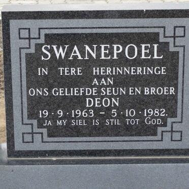 SWANEPOEL Deon 1963-1982