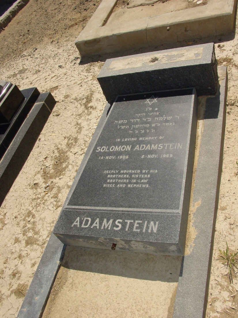 ADAMSTEIN Solomon 1905-1969