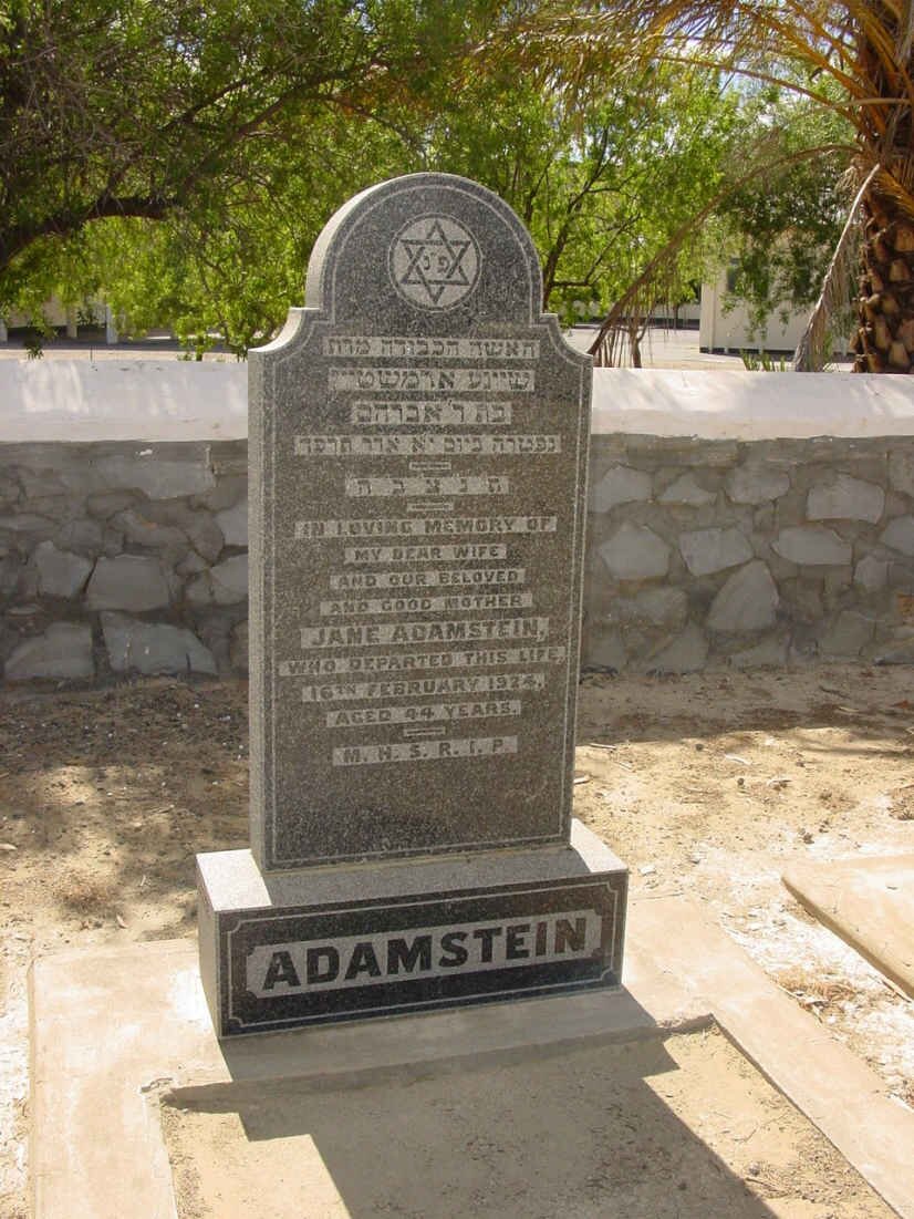 ADAMSTEIN Jane -1924