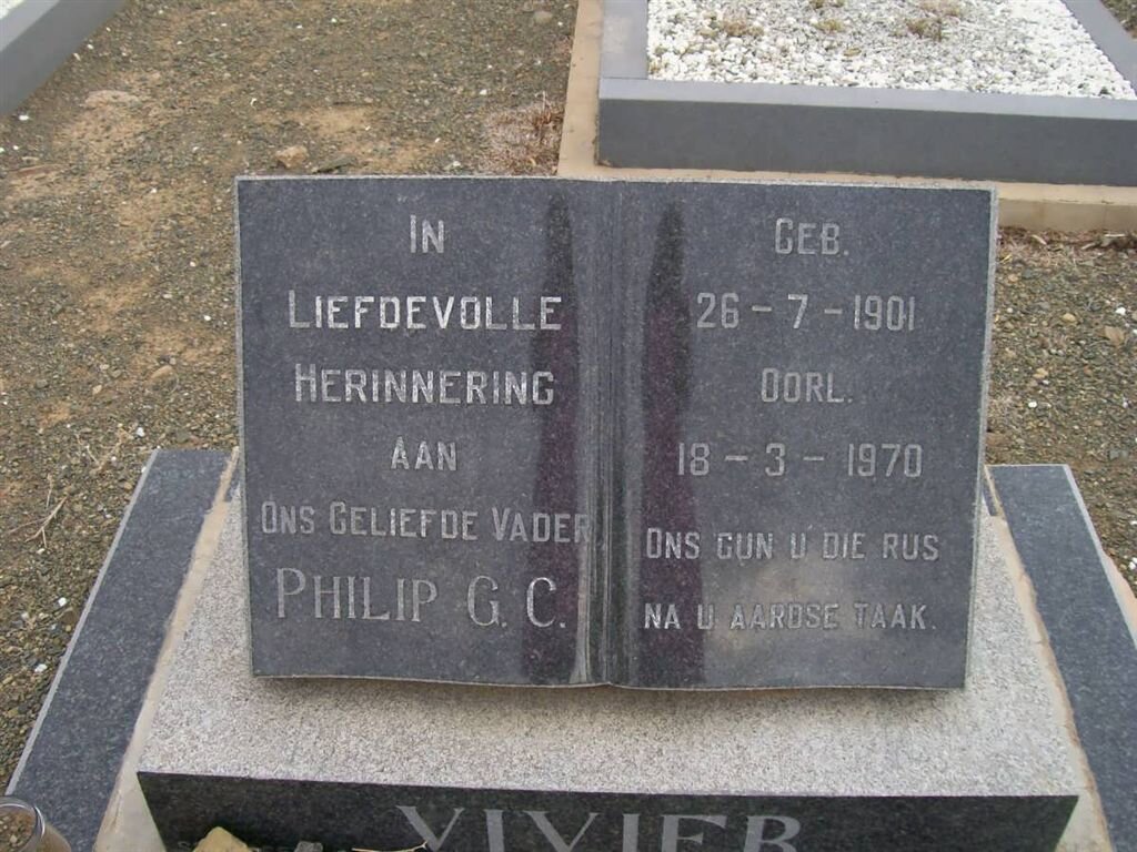 VIVIER Philip G.C. 1901-1970