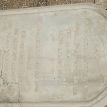 BOTHA Johannes Matthys 1849-1936