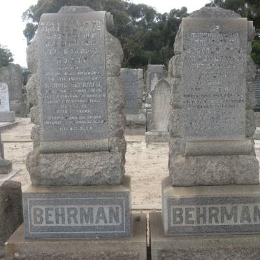 BEHRMAN Harris -1923 &amp; Dora -1915