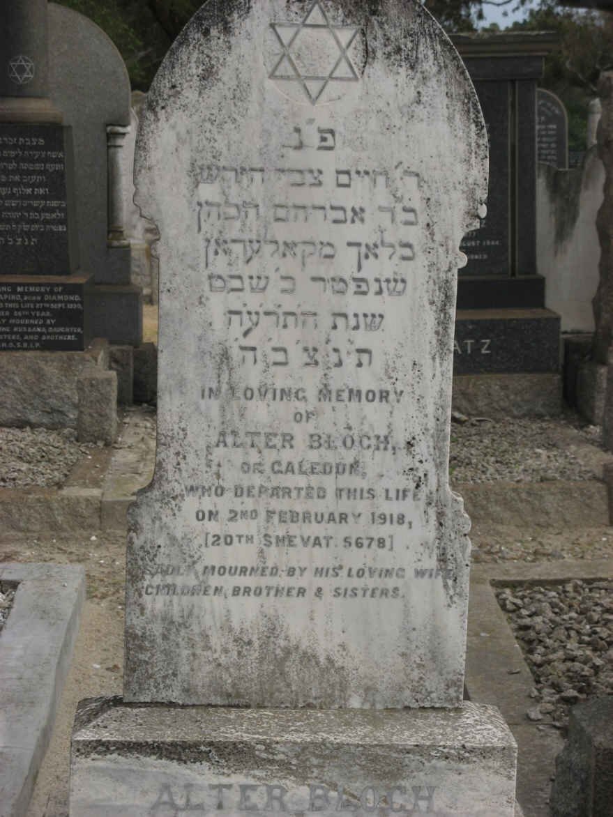 BLOCH Alter -1918