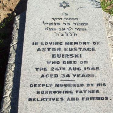 BUIRSKI Astor Eustace -1948 