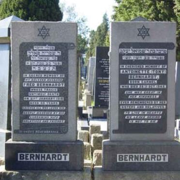 BERNHARDT Fred -1941 &amp; Antoinette CARMEL -1945