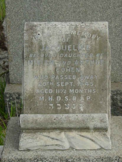 COHEN Jacqueline -1945