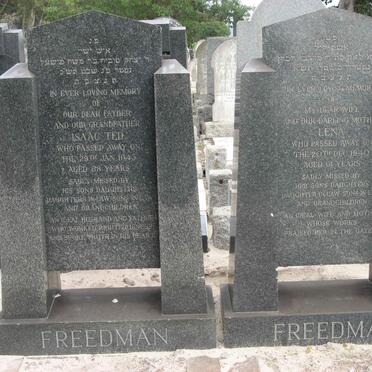 FREEDMAN Isaac Ted -1943 & Lena -1940