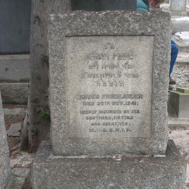 FRIEDLANDER Morris -1941