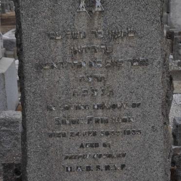 FRIDJHON Simon -1935