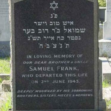 FRANK Samuel -1943